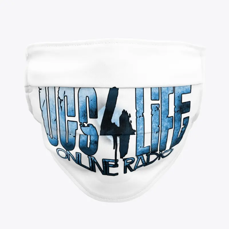 UGS4LIFE Online Radio Blue Face Mask